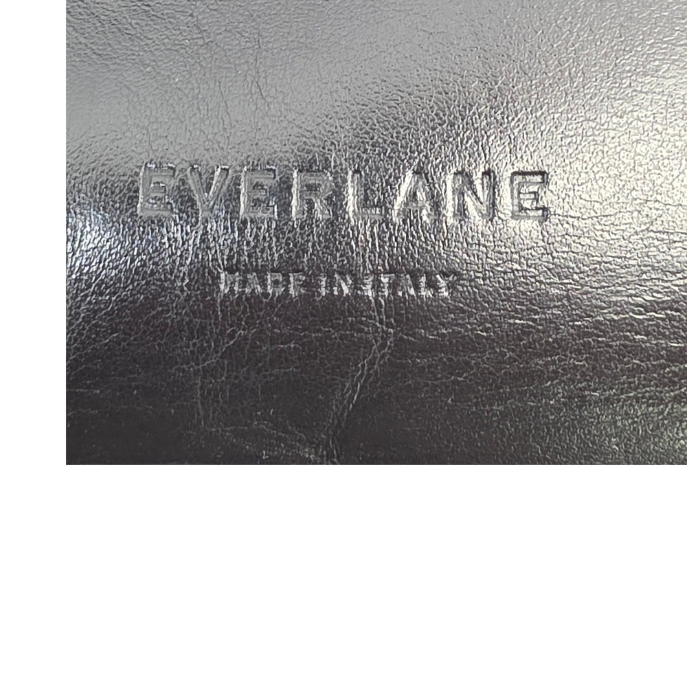 Everlane Form Bag Black Italian Leather Crossbody Shoulder Bag Made in Italy - Picture 6 of 8